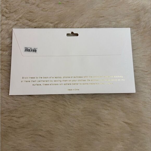 J. Crew Pink and Gold Sticker Patches - Picture 3 of 3